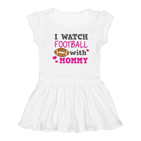 

Inktastic I Watch Football with My Mommy Girls Toddler Dress