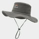 thumbnail image 4 of Sombrero vaquero unisex para el sol: gorra de pescador de ala ancha para senderismo y acampada, 4 of 4