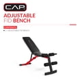thumbnail image 2 of CAP Strength Adjustable FID Weight Bench (600 lb Weight Capacity), Red, 2 of 7