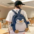 thumbnail image 4 of Cute And Stylish Soft Girl Penguin Backpack With Adorable Pendant For Daily Use School College Sports Travel, 4 of 5