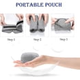 thumbnail image 2 of Sleeping Mask For Men And Women, Side Sleeper Sleeping Mask,skin-friendly, Breathable Eye Mask, Sleeping Masks With Adjustable Velcro Fastener For Nig-HAPDEN, 2 of 5