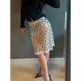 thumbnail image 6 of Women's Summer Sheer Bodycon Mini Skirt with Elastic Waist, 6 of 7
