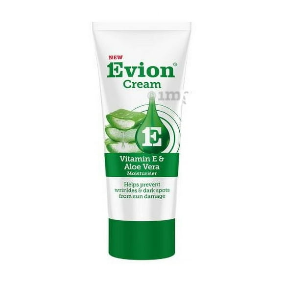 Evion Cream with Aloe Vera & Vitamin E (1%) | For Skin Health 60gm