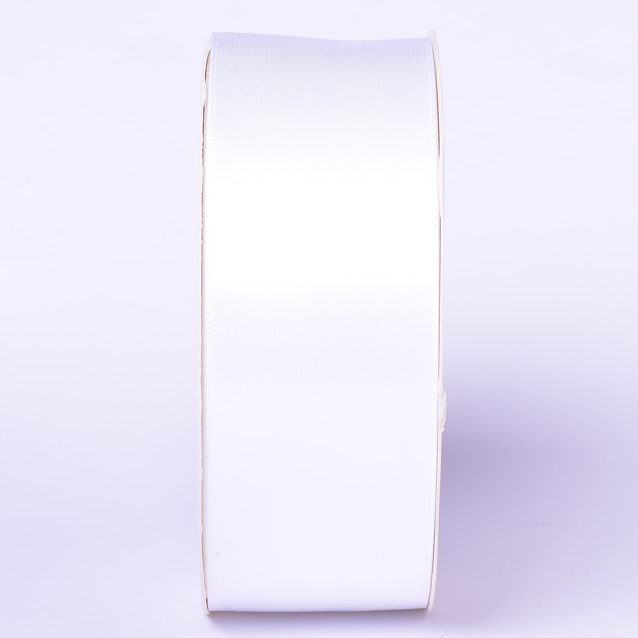 Yama Ribbon 1.5' Single Face Satic White Mega Ribbon, 1 Each