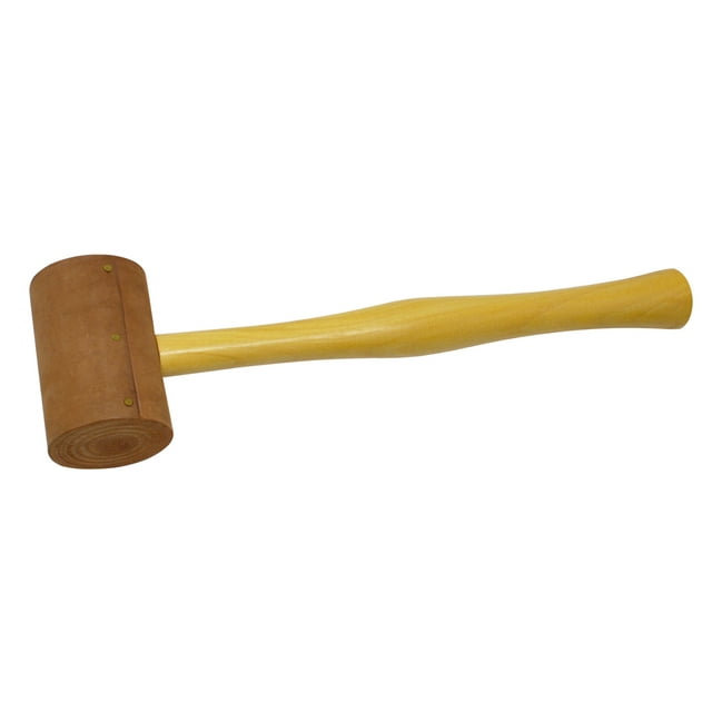 2" Rawhide Leather Mallet 6 Oz Jewelry Making Metal Forming Crafting