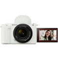 thumbnail image 2 of Sony ZV-E1 Mirrorless Full Frame Vlog Camera Body with FE 28-60mm F4-5.6 Zoom Lens ILCZV-E1L/W White Bundle with Deco Gear Case + Tripod + Extra Battery, Dual Charger, 128GB Card and Accessories Kit, 2 of 9