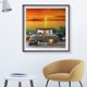 thumbnail image 3 of Wdftyju Taladro redondo completo Pintura de diamante Mar Atardecer Mosaico Dibujo de diamantes de imitación (B2833) Wdftyju 6pq4qh3uj9wy9rz1D02, 3 of 9