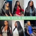 thumbnail image 2 of AnJudyReid Straight Hair Bundles 13A Brazilian Virgin Human Hair Bundles Straight 22 Inch 100% Unprocessed Virgin Hair 1 Bundles Straight Weave Hair Human Bundles, 2 of 8