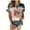 #2-Black, variant on PATLOLLAV Summer Ladies Tops Womens Loose Blouse Tiy-Dye Print Round Neck Tshirt Print Tops