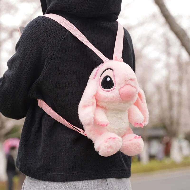 Mayding Disney Stitch Plush Backpack Cute Stitch Backpacks Stuffed Plush Doll Toys For Girls Boys Knapsack Kindergarten School Bag Gift Other