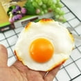 thumbnail image 3 of ColoMX 4pcs modelos de huevos fritos simulados juguetes decorativos juguetes fotográficos de huevo frito decoraciones, 3 of 7