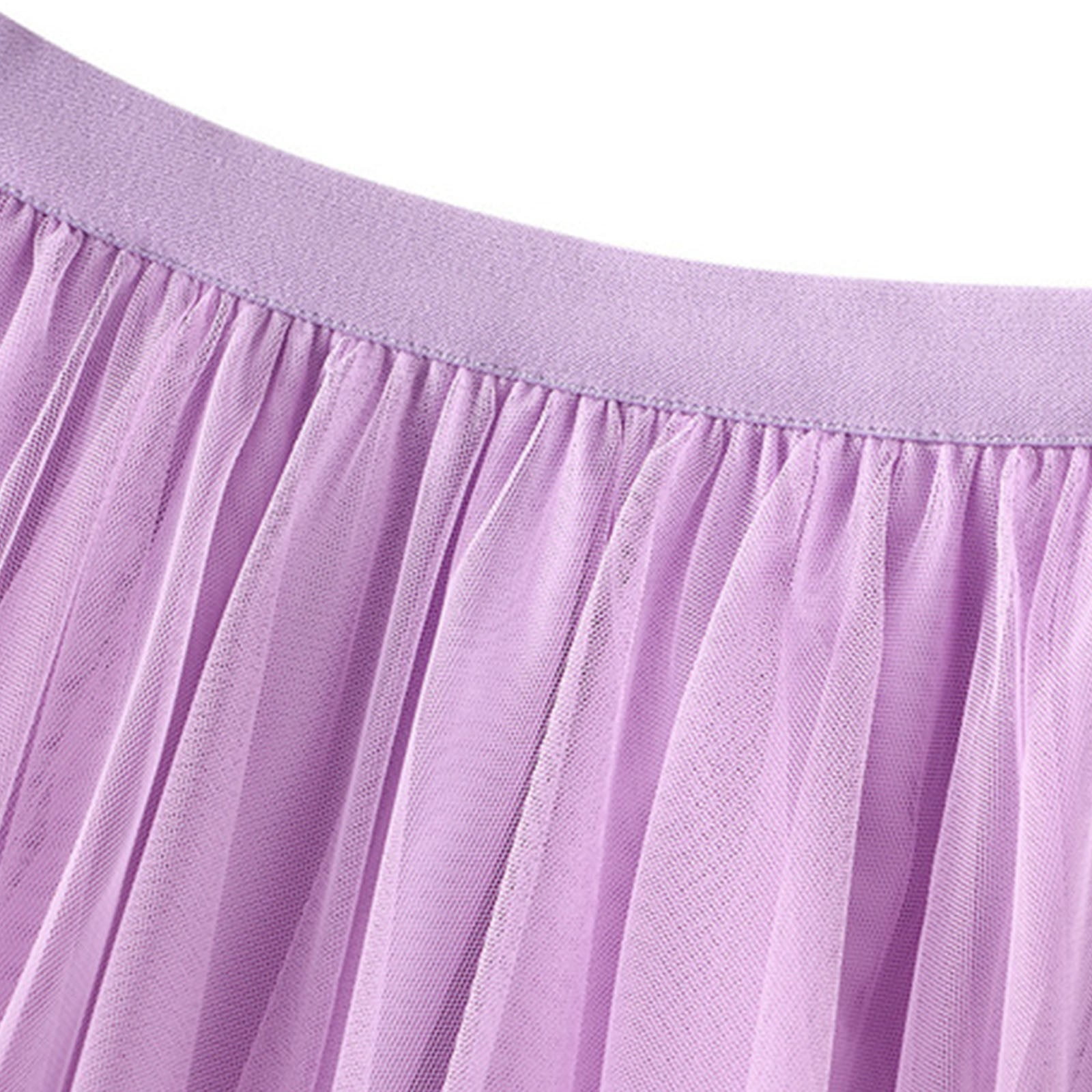 Women Mesh Solid Skirt A Line Color Waist Long Skirt High Skirt Girls Hoop Skirt Hot Skirt for Women Two Piece Skirt Set plus Size Skirts for Women Belly Dance Skirt Tassel Scarf Sequin Wrap Raffia