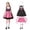 Hot Pink, variant on Kids Lace Maid Oktoberfest Costume Dress, Short Sleeve Girls Summer Festival Casual Apparel Dresses for Little Girls 3-11 Years Wine 5-6 Years