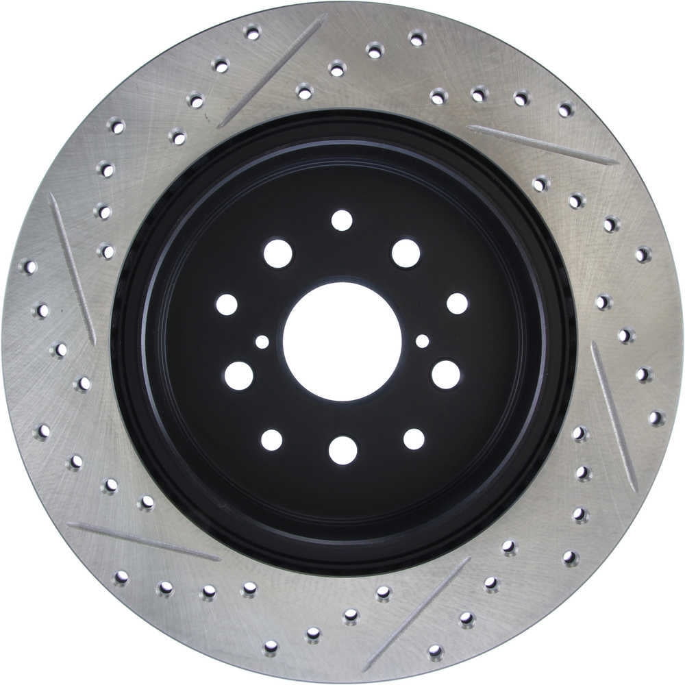 StopTech 5/93-98 Toyota Supra Left Rear Slotted & Drilled Rotor Fits select: 1994-1996 TOYOTA SUPRA SPORT ROOF, 1997 TOYOTA SUPRA SPORT ROOF LIMITED