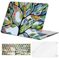 thumbnail image 1 of Mosiso MacBook Air 13 Inch Case (Release 2010-2017 Older Version), Plastic Pattern Hard Case & Keyboard Cover & Screen Protector Only Compatible MacBook Air 13 (A1369 & A1466), Love Tree, 1 of 4