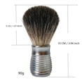 thumbnail image 3 of Pincel de afeit Brocha de afeitar para Barba para hombre barbería salón limpieza Facial de barba aparato de aseo herramienta de afeitado, 3 of 5