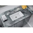 thumbnail image 2 of Undermount 21 in. Glazed Porcelain Trough Bathroom Sink in White, 2 of 3