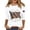 White #033, variant on Womens 4th of July Shirts 3/4 Sleeve T-Shirts Loose USA Flag Print Pullover Independence Day Patriotic Tops USA 250th Anniversary Celebration Party Crew Neck 1776-2026 Blouses White 2XL
