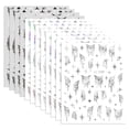 thumbnail image 1 of 12 hojas de pegatinas de mariposa para decoración de uñas, pegatinas autoadhesivas para uñas para mujeres y niñas, decoración de manicura DIY, 10 x 8,5 cm, 1 of 6