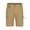 Beige, variant on MIUOWANP Men's Cargo Shorts with Multiple Zipper Pockets Solid Color Quick Drying Shorts Elastic Waist Short Pants Size XXL(12)Black