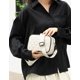 thumbnail image 4 of LHSHID Women Quilted Crossbody Bag PU Leather Shoulder Bag Camera Purse Square Snapshot Bag Satchel Bag, 4 of 7