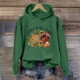 thumbnail image 2 of Thanksgiving Women's Printed Casual Hoodie With Pocket And Adjustable Drawstring, 2 of 3