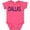 Vintage Hot Pink, variant on Inktastic Dallas in Blue Text Boys or Girls Baby Bodysuit