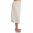 thumbnail image 1 of Women's Shadowline 2360 Plus Size Half Slip with Wide Lace (Beige 3X), 1 of 2