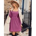 thumbnail image 6 of Zeagoo Women Dresses Spring Fall Sweater Dress Long Sleeve Casual Knit Dresses with Pockets, 6 of 6