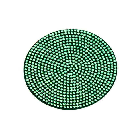 

Car Cup Pad Coaster Cup Holder for Car Rhinestones Cup Holder Car Pvc Green 7X7cm