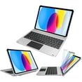 thumbnail image 3 of iPad 11th 10th Generation Keyboard Case, Folio Cover, Multi-Touch Trackpad, Detachable Bluetooth Keyboard for iPad (A16) 11th/10th Gen, 3 of 6