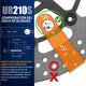 thumbnail image 3 of Candado de Disco Urban UR210S Gris con Alta Seguridad SRA y Doble Cierre para Moto, 3 of 7