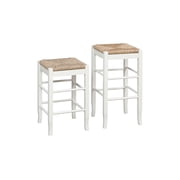Boraam 24 Square Rush Stool, Multiple Colors