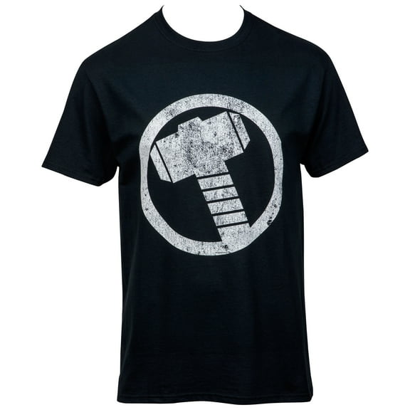 Thor Hammer Symbol T-Shirt-XLarge