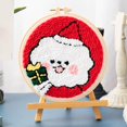 thumbnail image 2 of Abbracc Animal Punch Needle Starter Kit Rug-Punch Beginner Kit Embroidery Hoop Frame Dog, 2 of 9