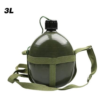 

Military Bottle Aluminum Convenient Large Capacity Survival Water Bottle Canteen Kettle for Outdoor Camping Travel