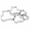 White, variant on Qiweii 5 Piece Bear Shaped Cookie Cutter Set,Kitchen Baking Tools for Cake and Chocolate