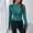 Green, variant on GZWYHT Women's Sheer Mesh Tops Polka Dot Print Long Sleeve Shirts Blouses Slim Fit T Shirts See Through Blouse Black L