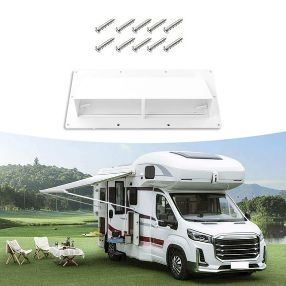Rv Vent Cover With Screws For Camper Exhaust For Range Hood With Locking Damper Fangkenuo