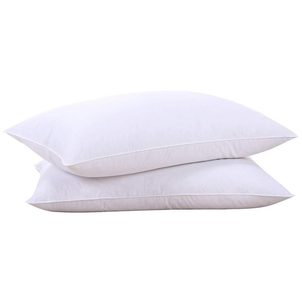 Almohadas Puredown® con plumas de ganso y plumón 100% algodón Queen