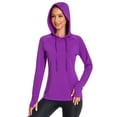 thumbnail image 3 of BASSDASH Women’s UPF 50+ Hiking Fishing Hoodie UV Shirt Long Sleeve Outdoor Activewear Breathable Lightweight Stretch, 3 of 10