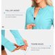 thumbnail image 5 of Craaazy Women Casual Full Zip Jacket, Solid Color Long Sleeve Sun Protection Top, Slim Fit with Thumb Holes and Pockets for Daily Wear Gifts, 5 of 8