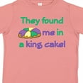 thumbnail image 4 of Inktastic They Found Me in a King Cake Boys or Girls Toddler T-Shirt, 4 of 5