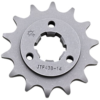JT Sprockets JTF423.18RB Rubber Cushioned Front Sprocket - 18 Tooth, SCM420 Chromoly Steel