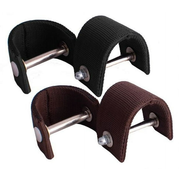 Showman 3" Nylon Stirrup Turners (Black)