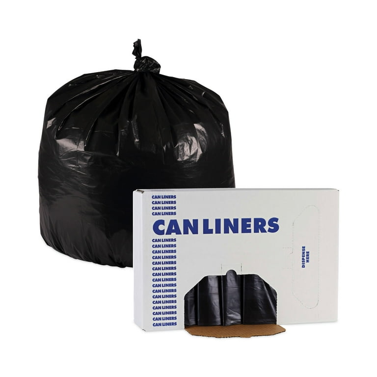 Linear Low Density Industrial Can Liners, 30 gal, 0.65 mil, 30 x 36, Black, 200/Carton Linear Low Density Industrial Can Liners, 30 gal, 0.65 mil, 30 x 36, Black, 200/Carton