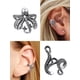 thumbnail image 4 of Pendientes abiertos de plata esterlina Silvora Octopus Ear Cuff para hombres y mujeres Joyería de oreja ajustable para Halloween Cosplay Fiesta, 4 of 8