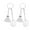 White, variant on Shisuyan 2pcs Badminton Ball Key Rings Badminton Ball Pendants Sports Style Pendants
