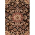 thumbnail image 1 of Ahgly Company Indoor Rectangle Medallion Brown Traditional Area Rugs, 3' x 5', 1 of 4