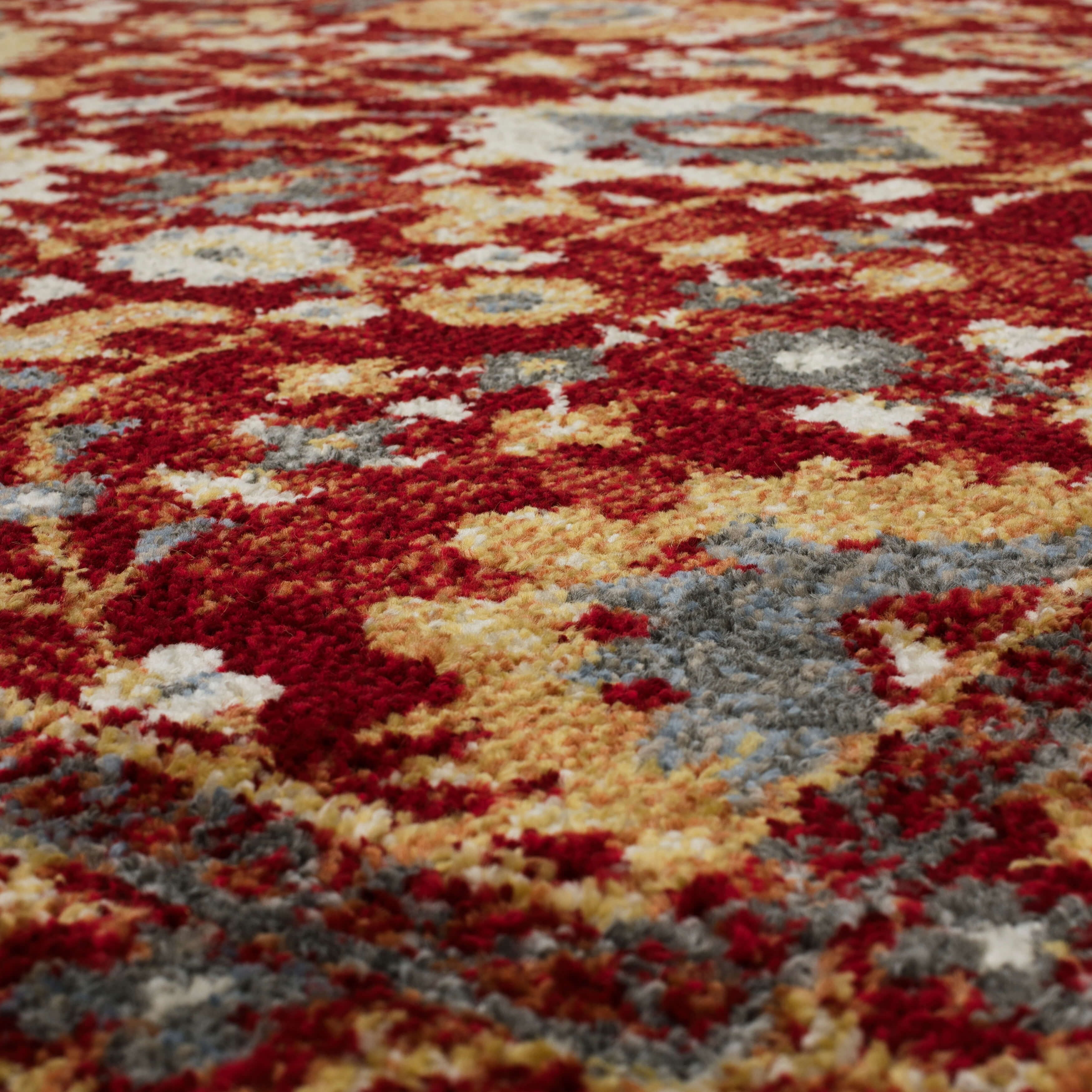 Mohawk Home Foster Indoor Ornamental Area Rug, Red, 5' 3" x 8'